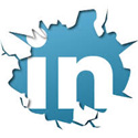 Linkedin Cracked Wall Logo